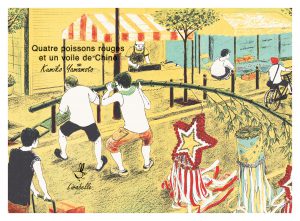QUATRE POISSONS ET UN VOILE DE CHINE (KAMISHIBAÏ)